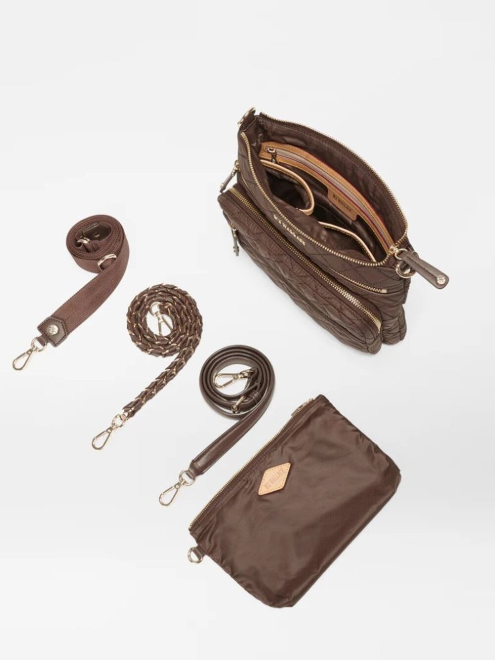 Downtown Crosby Crossbody Bag MZ Wallace walnut $325.00 - Picture 3 of 9